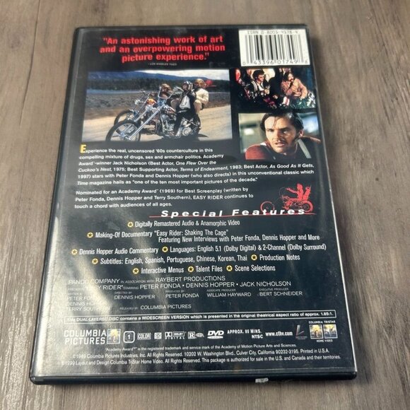Easy Rider 20th Anniversary Digitally Remastered Special Edition DVD - Picture 2 of 2